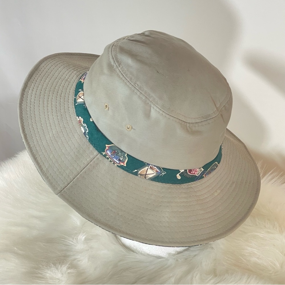 YoungAn Vintage Khaki Bucket Golf Hat - Picture 9 of 10